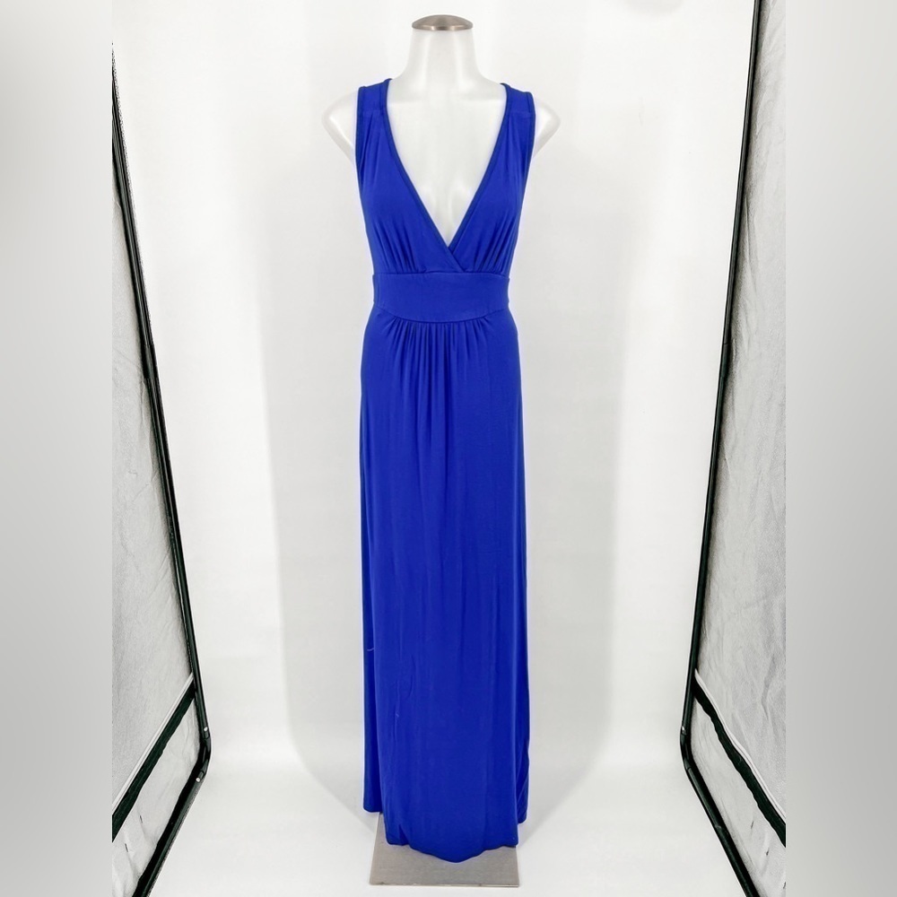 Loveappella blue Jersey maxi dress - Picture 3 of 11